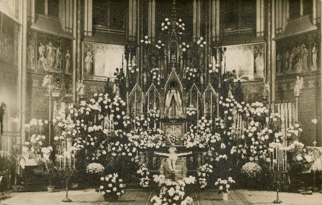 Fotokaart Nijmegen Molenstraat Kerk 1924 Ignatiuskerk, Verzenden, 1920 tot 1940, Gelopen, Gelderland
