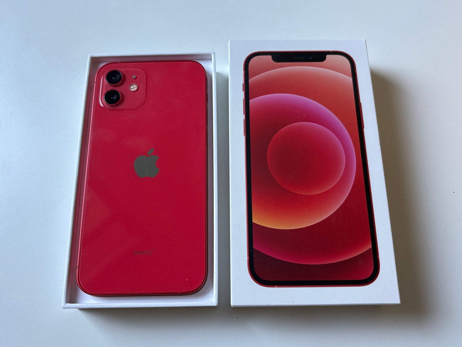 iPhone 12 Red 128GB - Prima staat, inclusief lader en doos!, Ophalen, 89 %, Zo goed als nieuw, Zonder simlock