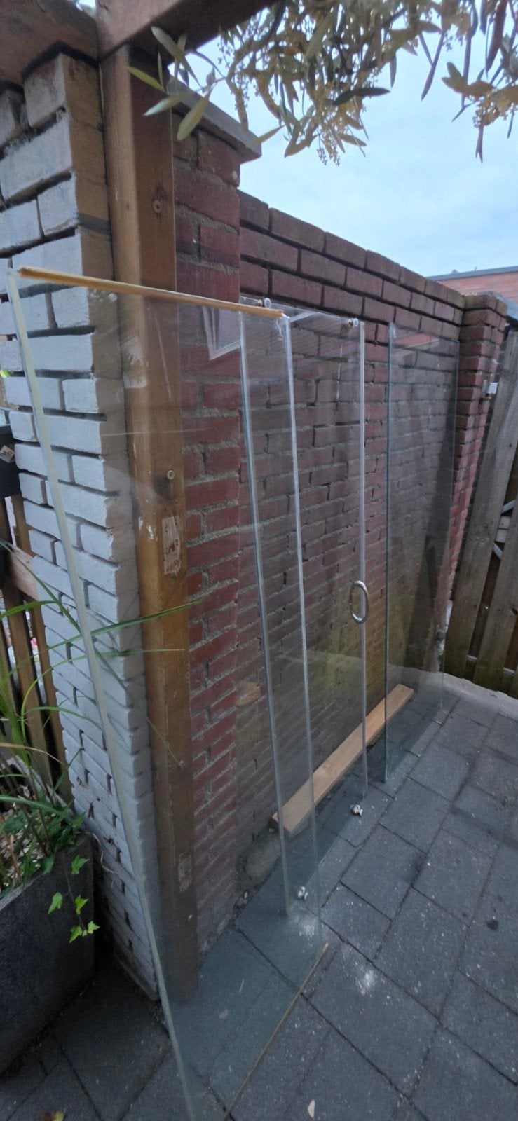 Gratis, sapphire veiligheid glass, 3 ramen, Ophalen, Minder dan 80 cm, Gevelraam of Ruit