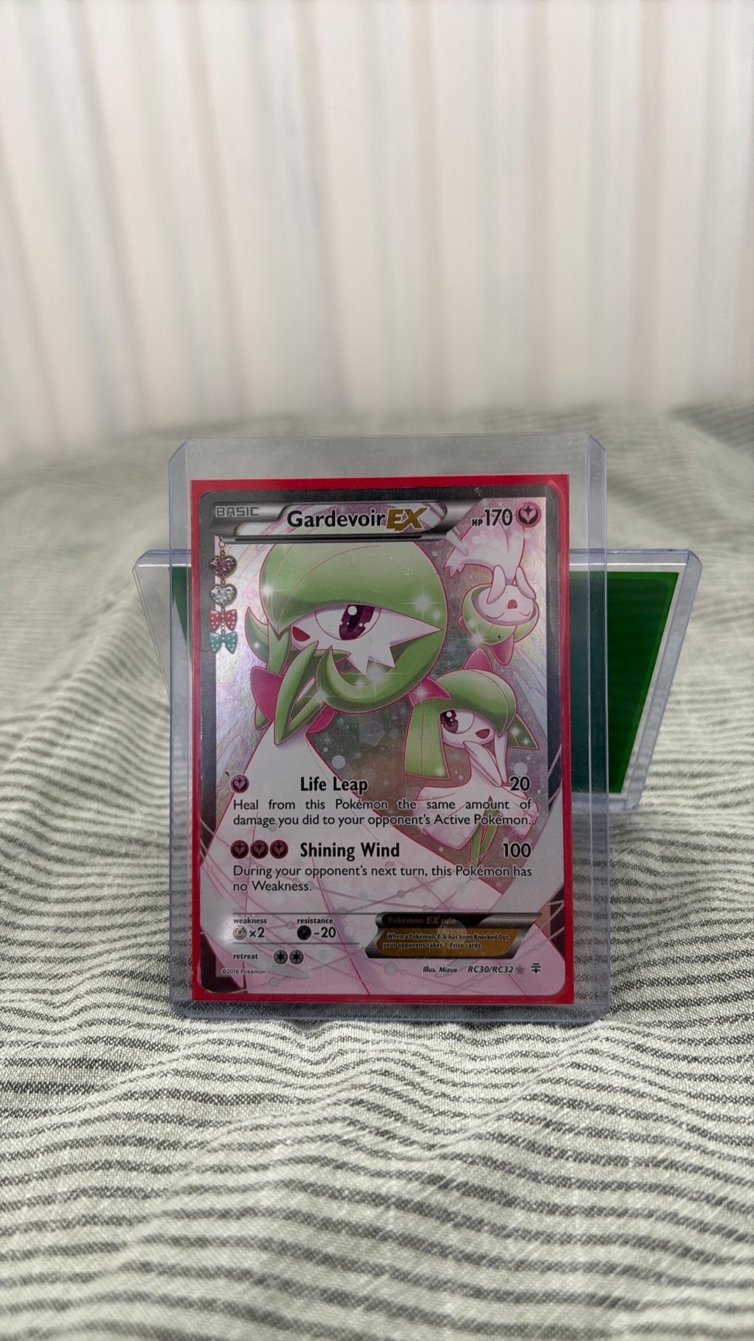 Gardevoir EX rc30/rc32, Ophalen of Verzenden, Zo goed als nieuw, Losse kaart, Foil