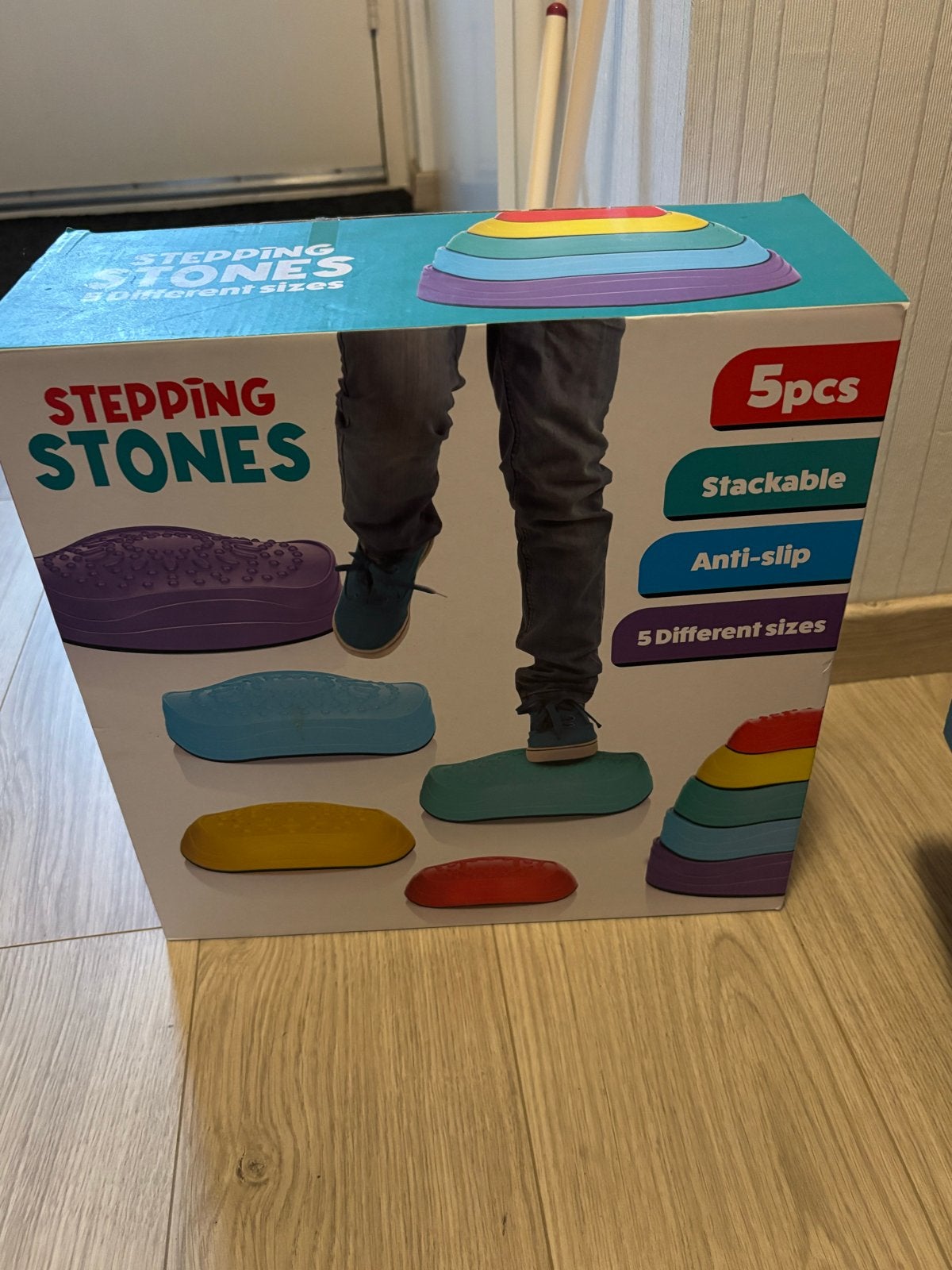 Stepping Stones - 5-delige set voor balans en spel, Kinderen en Baby's, Ophalen of Verzenden, Nieuw