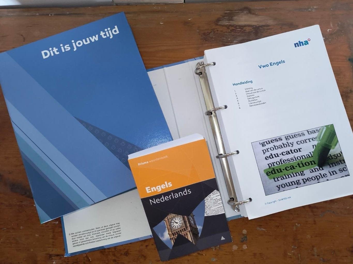 NHA Vwo Engels Cursus -Zo Goed als Nieuw, Ophalen of Verzenden, Zo goed als nieuw, NHA, Non-fictie