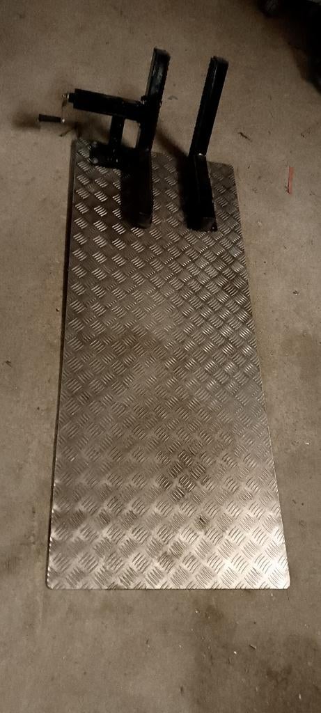 Aluminium inrij plaat wielklem Chopper Caferacer Bobber, Ophalen, Gebruikt