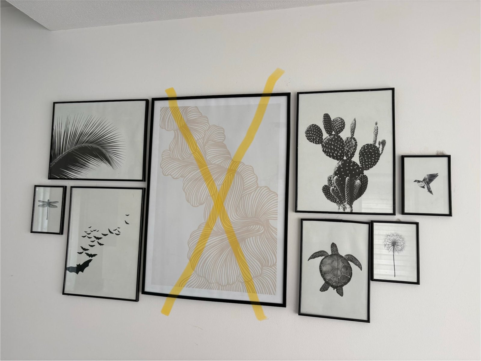 Posters met lijsten in diverse afmetingen (excl. kruis), Ophalen, 50 – 75, Gebruikt, Foto of Poster