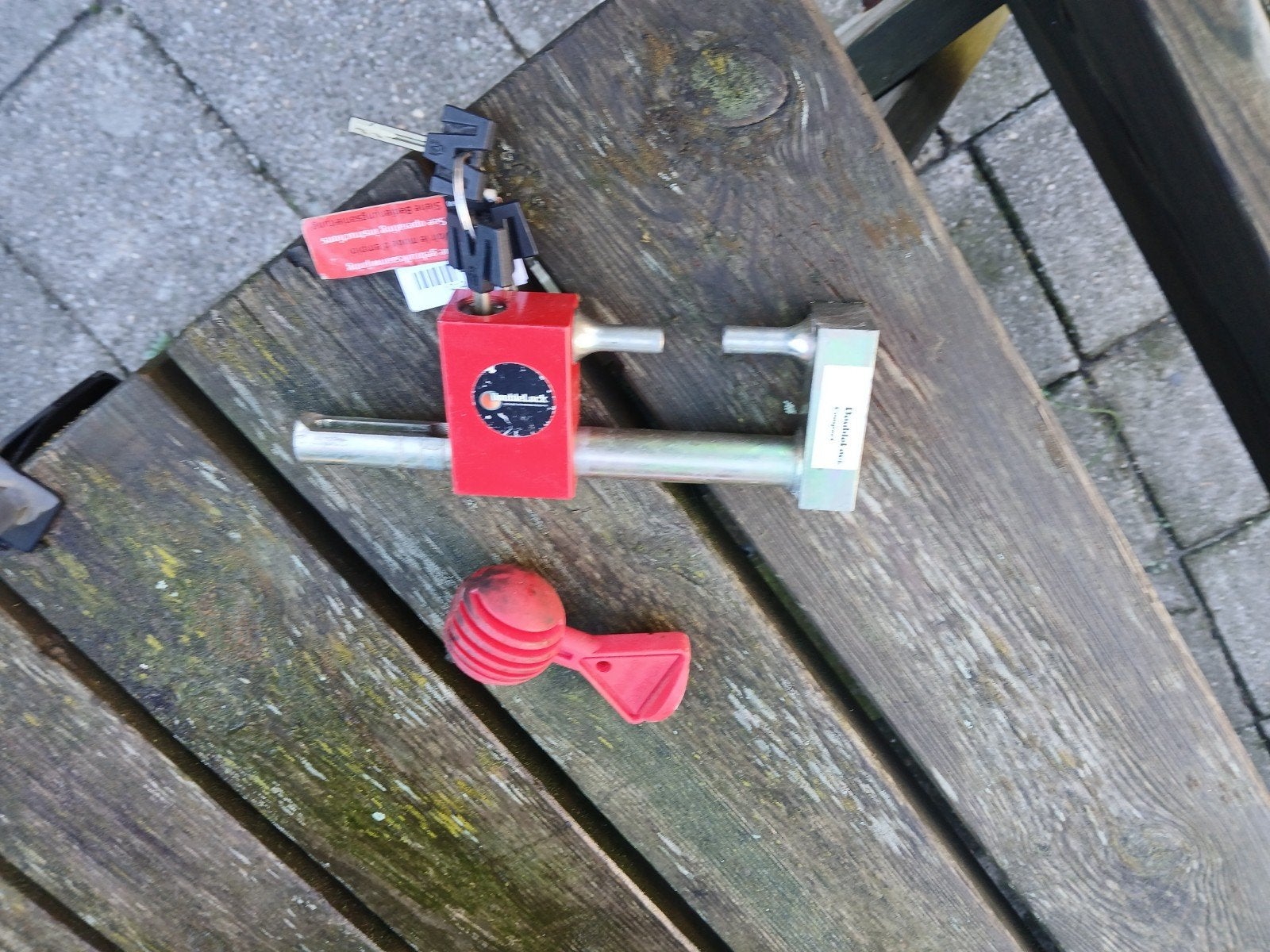 Doublelock Goedgekeurd Slot voor Caravan/Boot/Aanhanger, Ophalen, Gebruikt