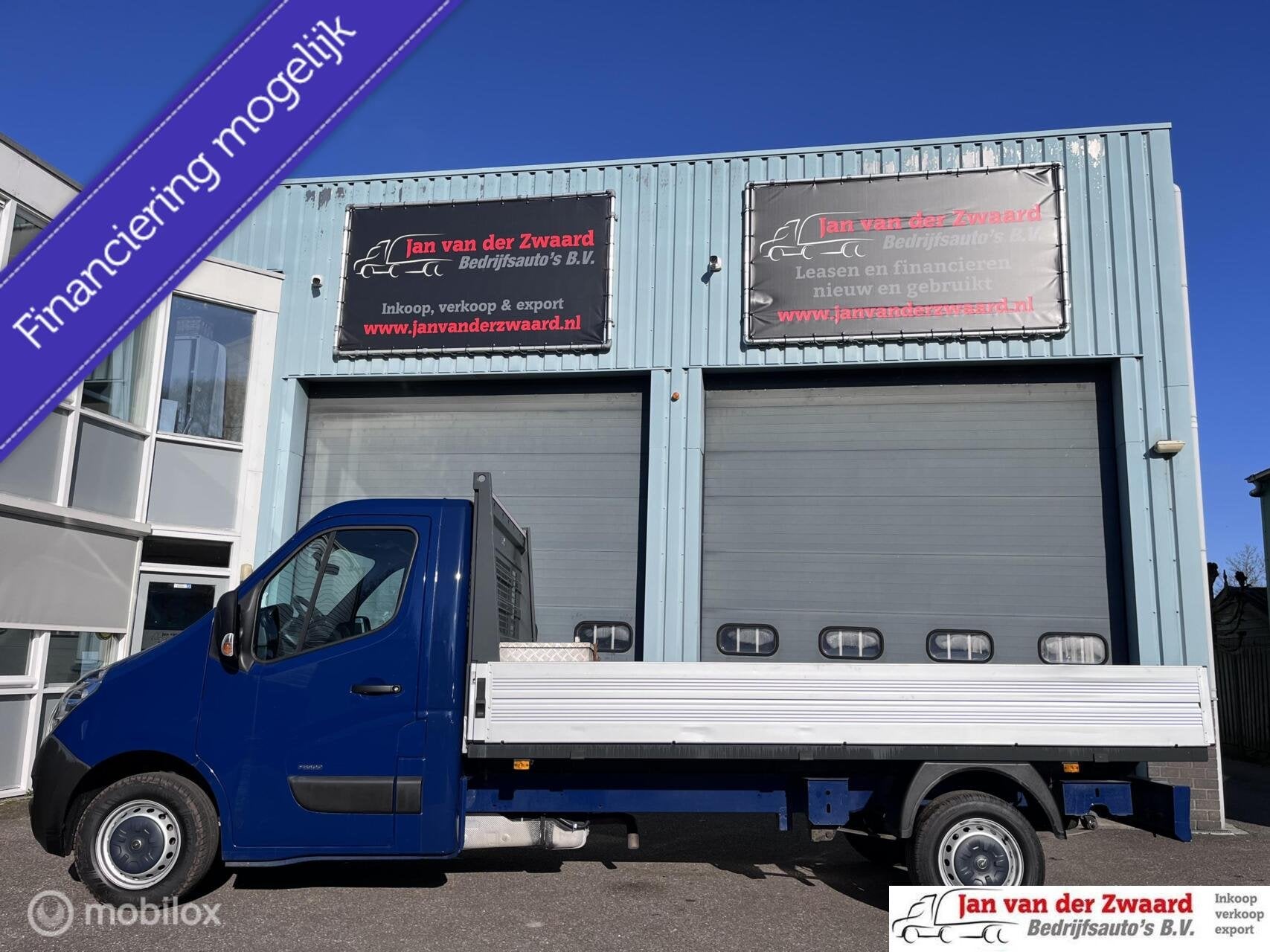 Opel Movano 2.3 CDTI L 4 Open laadbak Pick up openlaadbak 3, 13 km/l, Gebruikt, Euro 6, Blauw