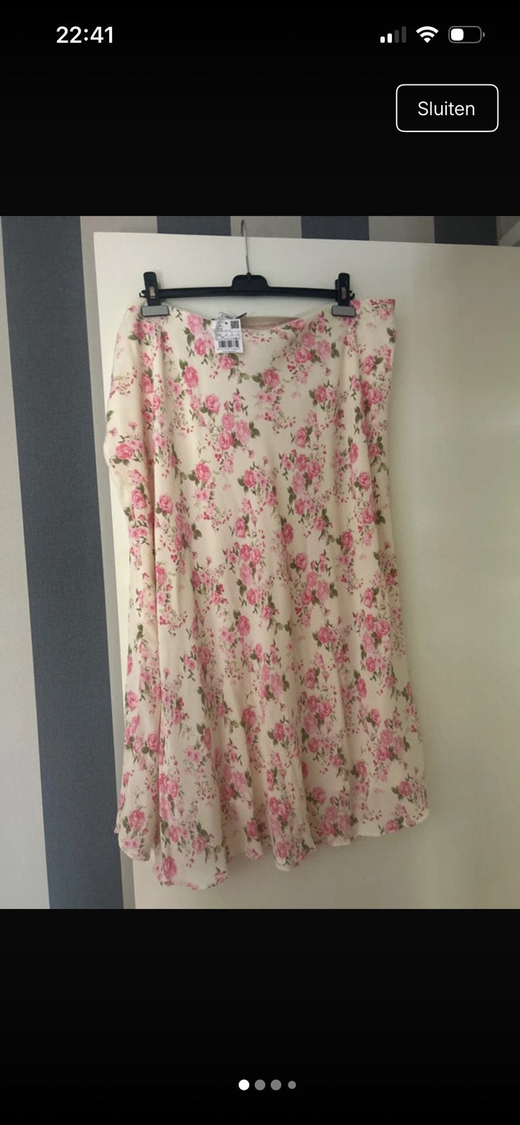 Zomerse  rok van Mango, Ophalen of Verzenden, Zo goed als nieuw, Maat 46/48 (XL) of groter, Onder de knie