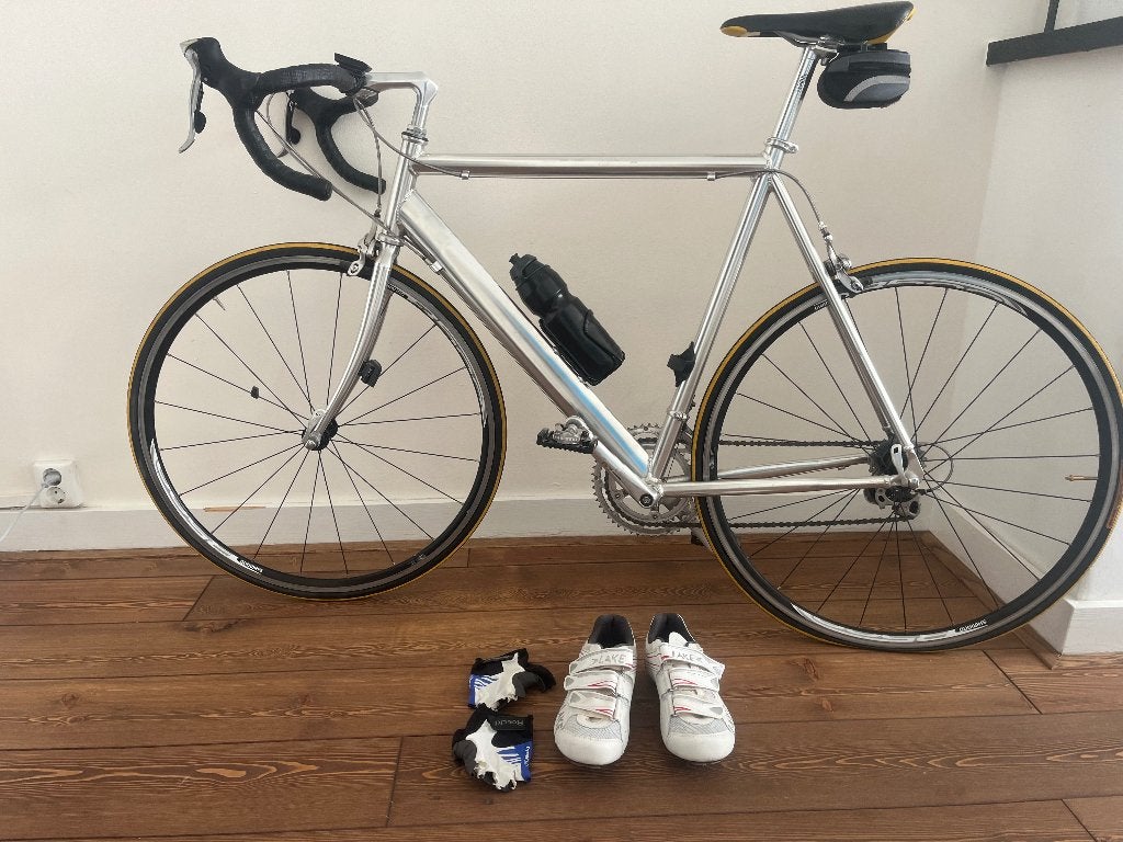 Prachtige hoge heren racefiets, 28 inch, Gebruikt, Velgrem, 15 tot 20 versnellingen