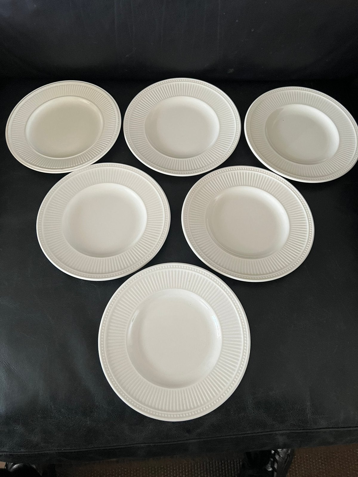 6 wedgwood edme gebaksbordjes 18 cm, Ophalen, Zo goed als nieuw, Bord(en), Wedgwood