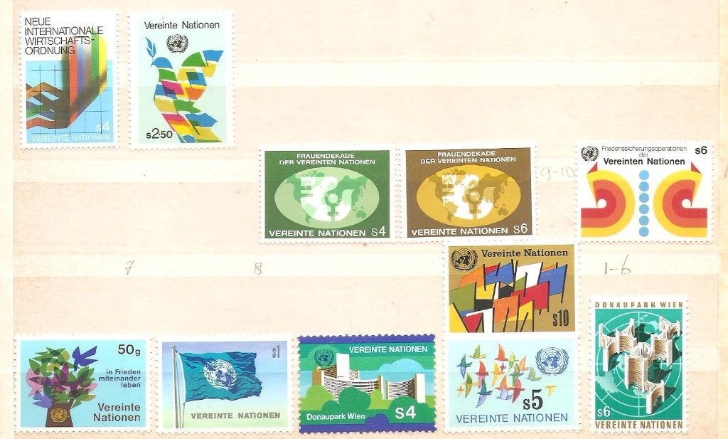 Verenigde Naties Wenen, Ophalen of Verzenden, Postfris
