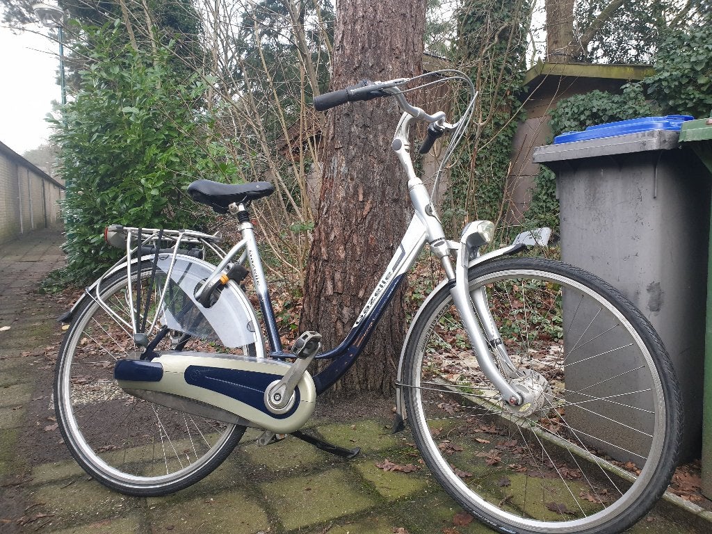 gazelle dames fiets, Fietsen en Brommers, Ophalen, Gazelle, Trommelrem, 53 tot 56 cm