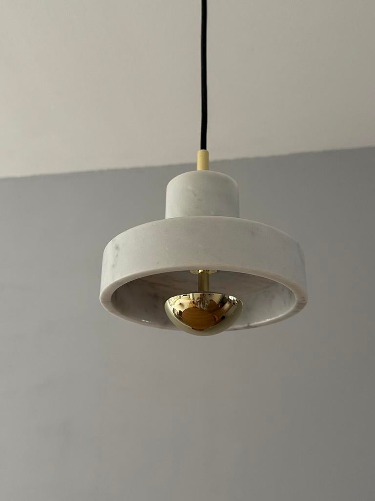 Tom Dixon stone hanglamp marmer, Ophalen of Verzenden, Zo goed als nieuw, Glas, Minder dan 50 cm