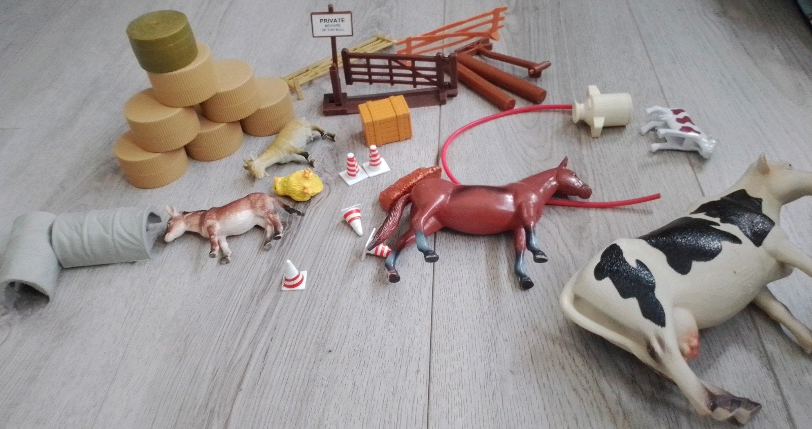 Diverse boerderij speelgoed set: dieren, hekken en meer!, Ophalen of Verzenden, Gebruikt, Jongen of Meisje
