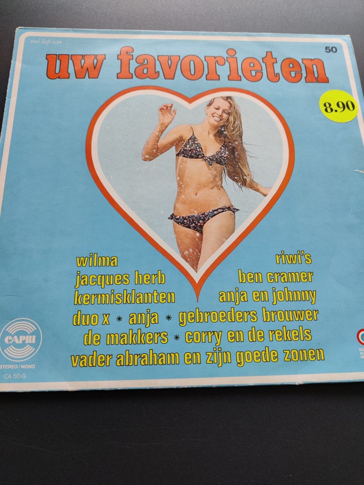 Uw Favorieten / Veel Liefs Van... ( Capri CA 50-G ), Cd's en Dvd's, Vinyl | Nederlandstalig, Ophalen of Verzenden, Zo goed als nieuw