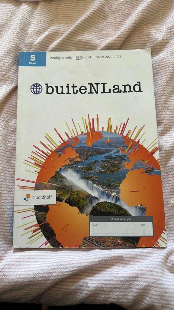 BuiteNLand aardrijkskunde HAVO 5 2022/2023, Boeken, Ophalen, Zo goed als nieuw, HAVO, Aardrijkskunde