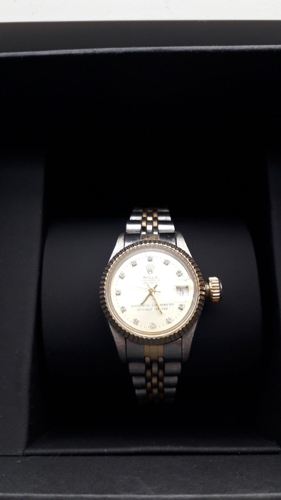 Rolex dames horloge!, Staal, Gebruikt, Ophalen of Verzenden, Rolex