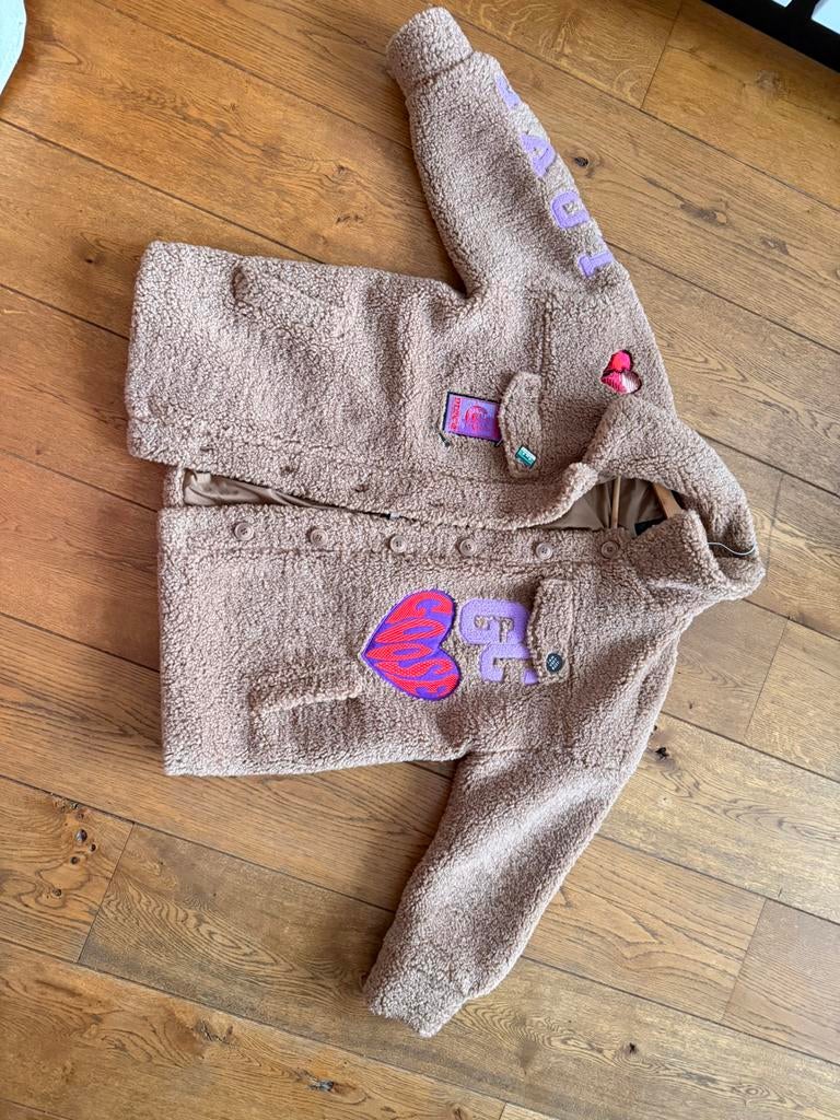 Goosecraft Teddy jas (m) nieuw, Kleding | Dames, Jassen | Winter, Ophalen, Zo goed als nieuw, Maat 38/40 (M), Beige
