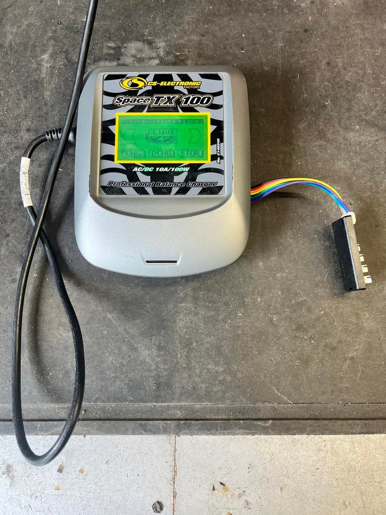 CS-Electronic Space TX100 balancelader 100W lipo nimh 2s-6s, Ophalen, Zo goed als nieuw, Overige schalen, Onderdeel