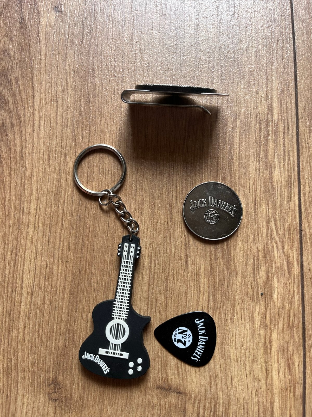 Jack Daniel's Sleutelhanger, Geldclip & Plectrums, Ophalen of Verzenden, Gebruikt