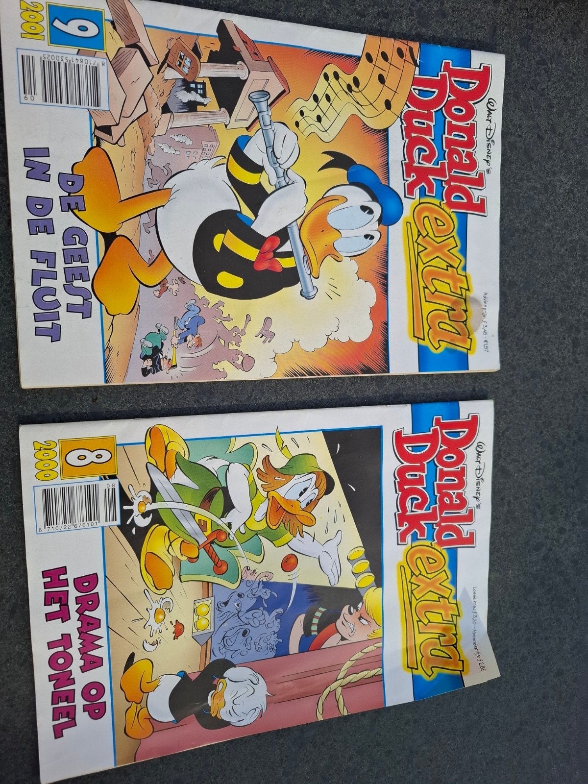 2 Donald  Duck extra Gratis, Boeken, Meerdere comics, Ophalen, Gelezen, Europa