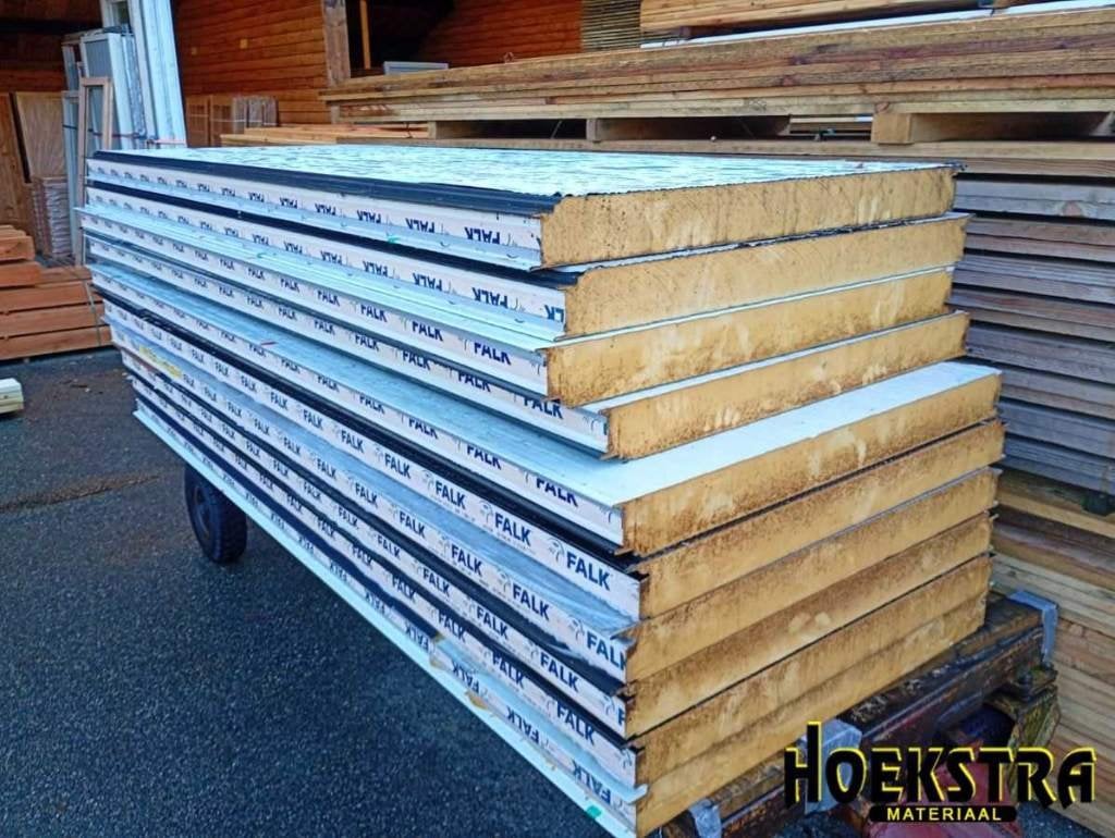 Partij Sandwichpanelen | 100mm | Diverse kleuren | €500,00!, Ophalen, Gebruikt, Overige materialen, 50 tot 100 mm
