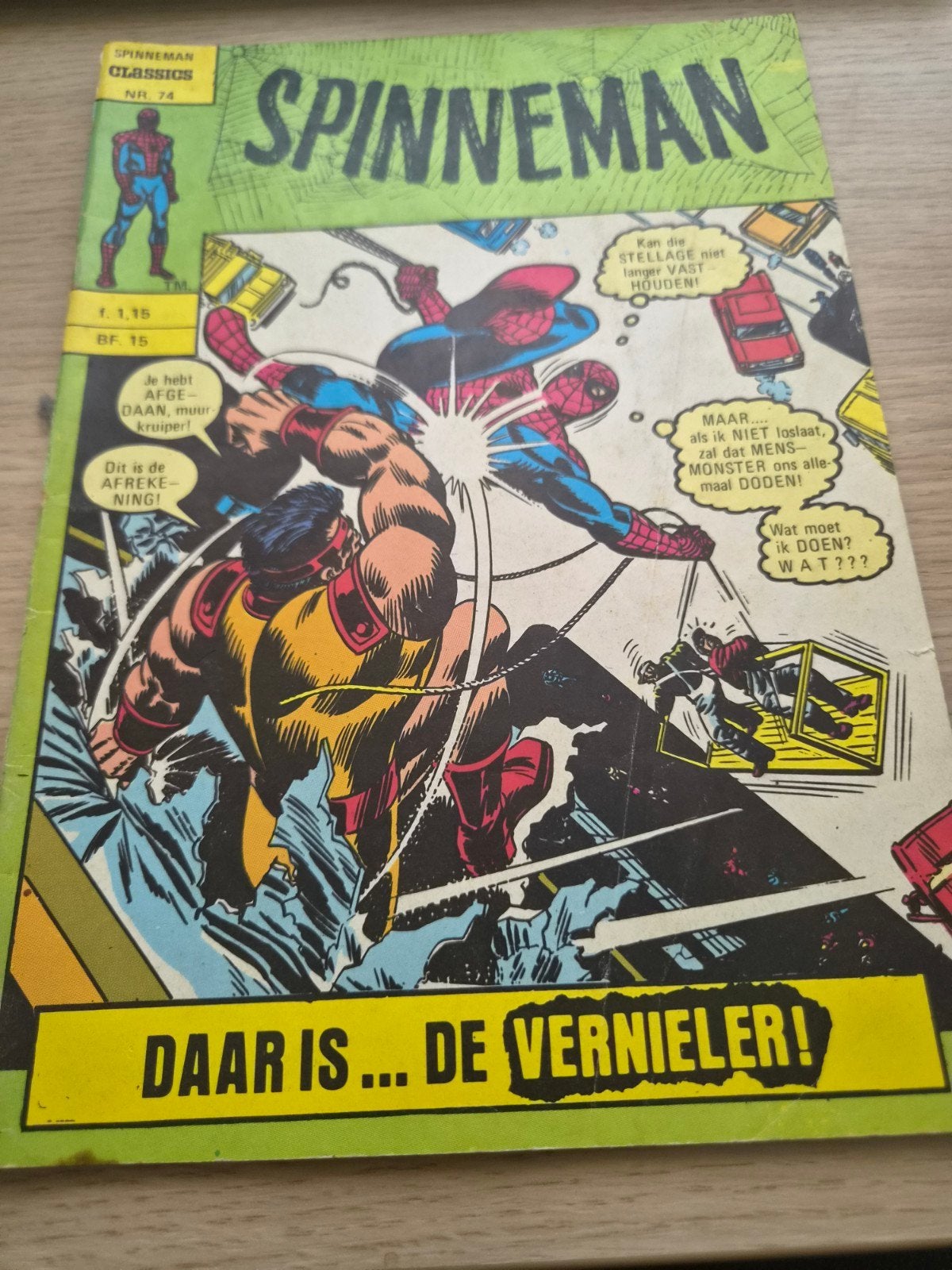 Spinneman Classics NR. 74 - Daar is... De Vernieler!, Ophalen of Verzenden