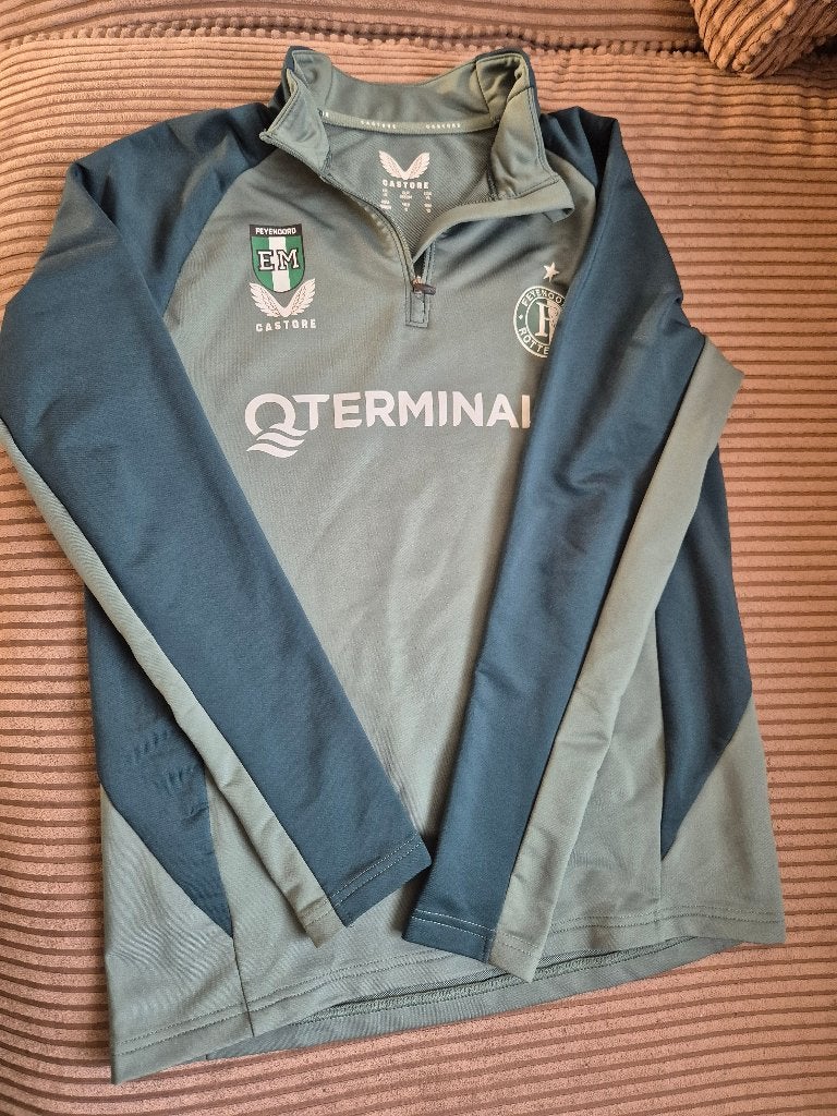 Groen castore Feyenoord traingspak maat 158, Gebruikt, Castore, Jongen of Meisje, Ophalen of Verzenden