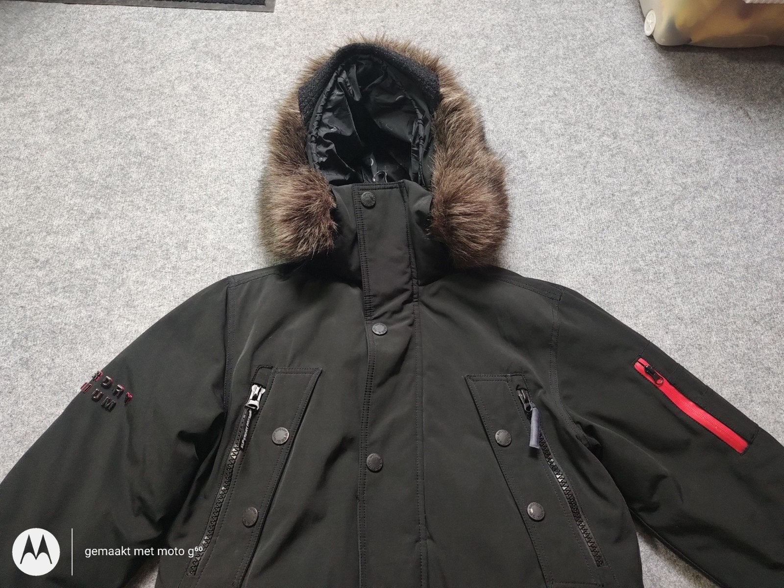 Superdry Heren Winterjas Maat M (valt kleiner), Ophalen of Verzenden