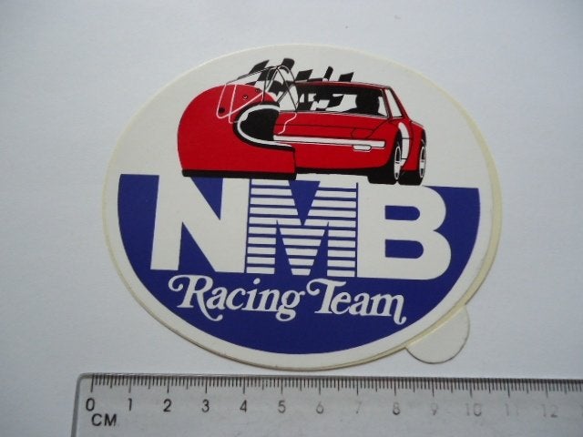 sticker oud NMB Racing team autosport triumph Tr7 auto race, Verzenden, Zo goed als nieuw, Bedrijf of Vereniging