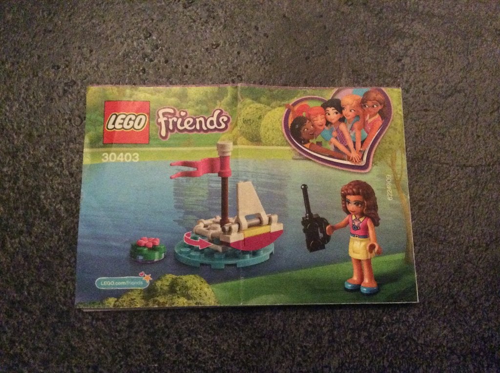 Lego Friends 30403 Olivia met bestuurbare boot, Compleet, Lego, Friends, Ophalen of Verzenden