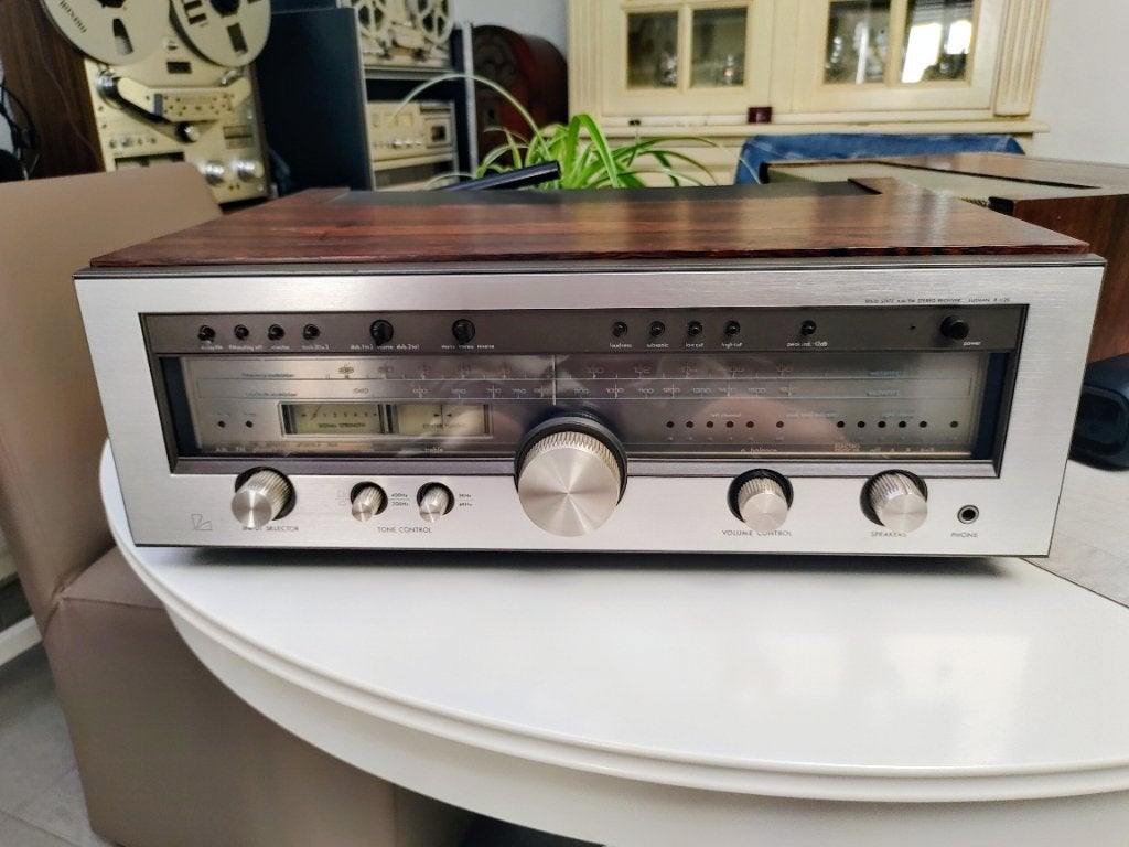 LUXMAN R 1120. Onder de 1000 bieden heeft geen zin., Audio, Tv en Foto, Versterkers en Receivers, Ophalen, Zo goed als nieuw, 120 watt of meer
