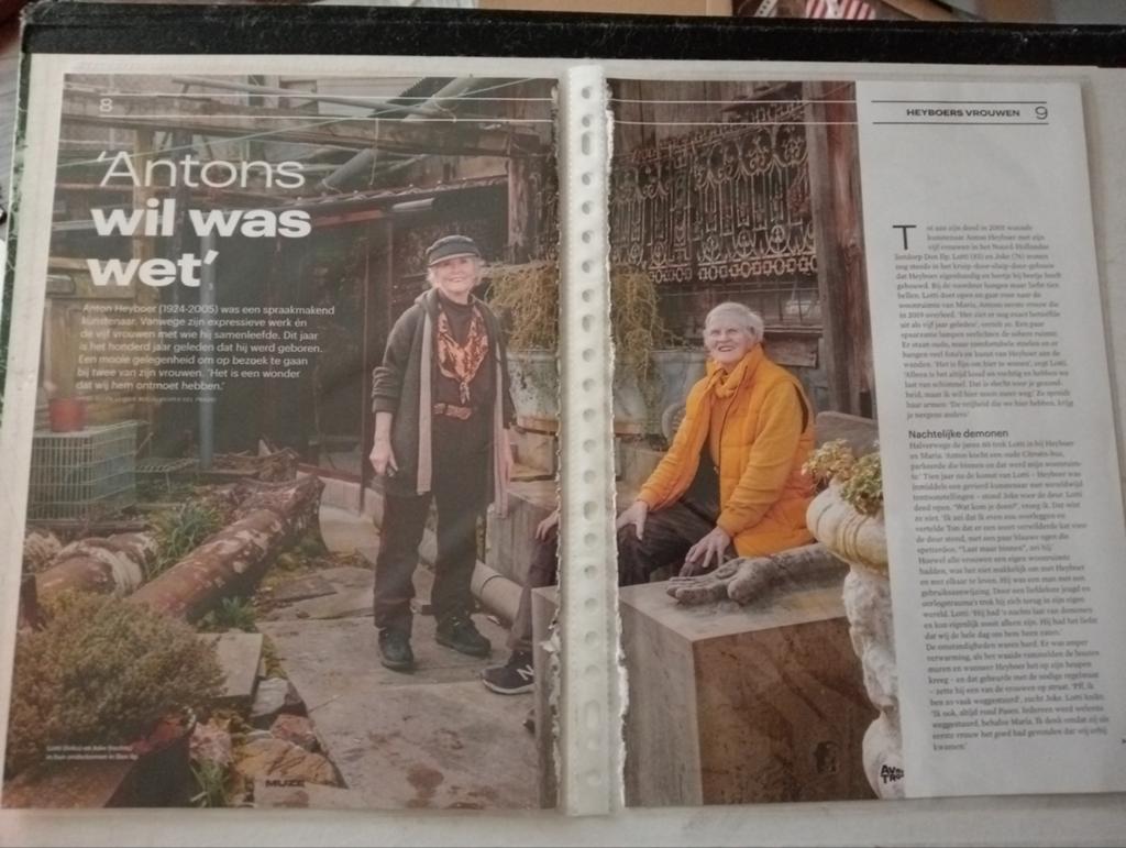 Anton Heyboer artikel, Ophalen of Verzenden, 1980 tot heden, Knipsel(s)