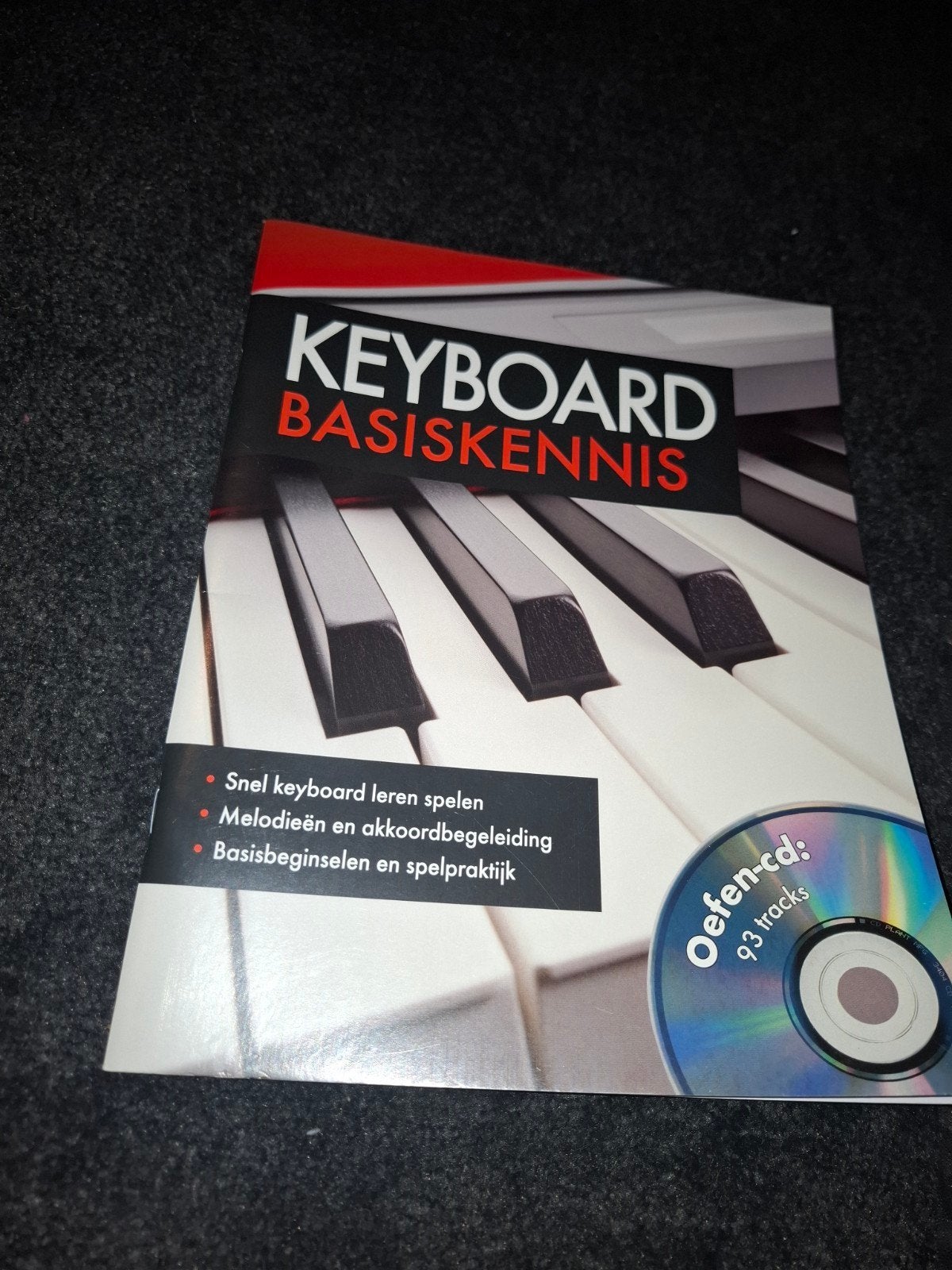 Keyboard Basiskennis Boek met Oefen-CD (93 tracks), Ophalen of Verzenden