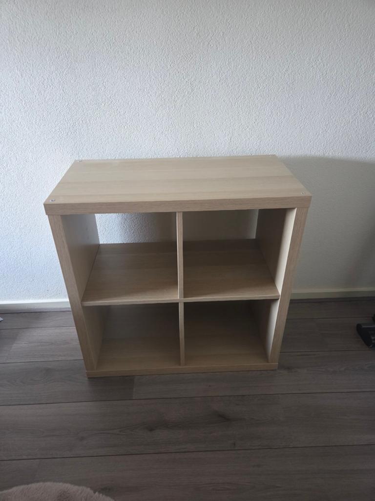 IKEA KALLAX Kast met 4 vakken - Licht hout, Ophalen, Gebruikt