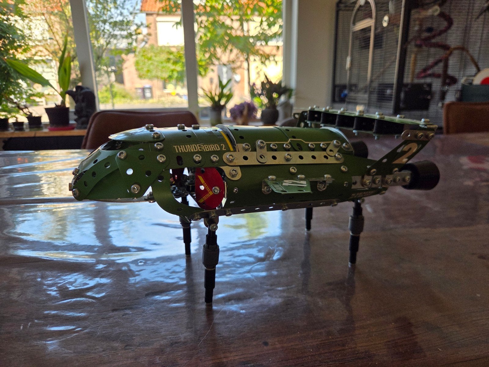 Meccano Thunderbird 2 Bouwpakket, Ophalen of Verzenden, Zo goed als nieuw, Bouwen