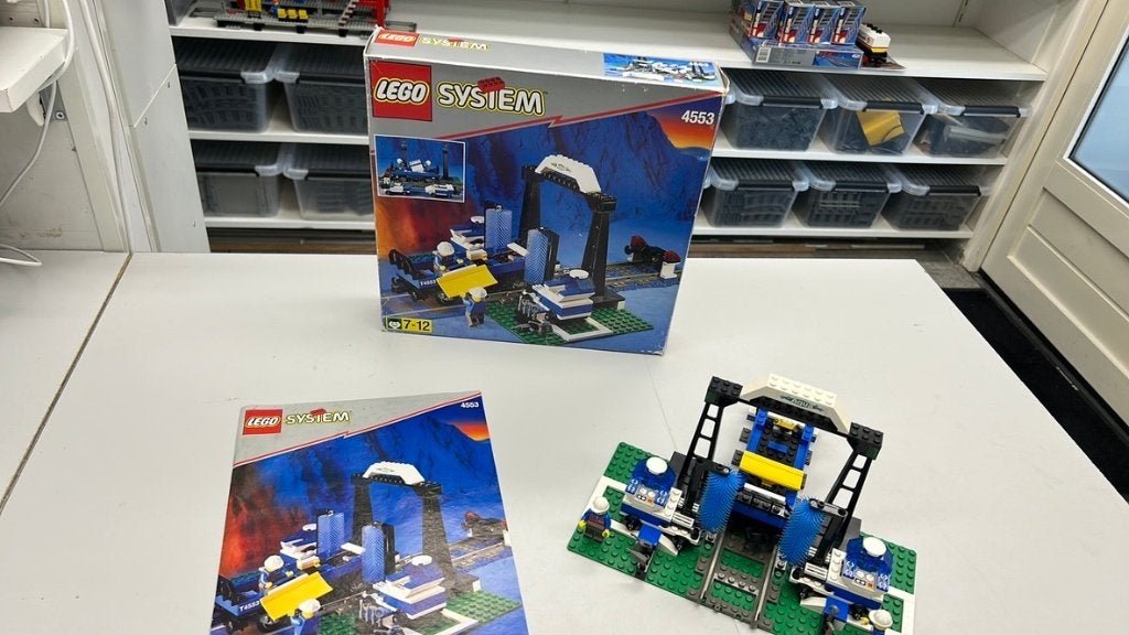 SB2582 Lego trein 9v 4553 incl. doos/ boekje. In top conditi, Kinderen en Baby's, Ophalen of Verzenden, Zo goed als nieuw
