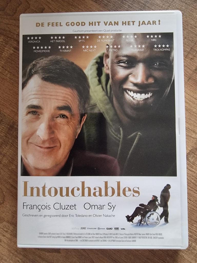 Intouchables dvd, Cd's en Dvd's, Alle leeftijden, Ophalen of Verzenden, Gebruikt