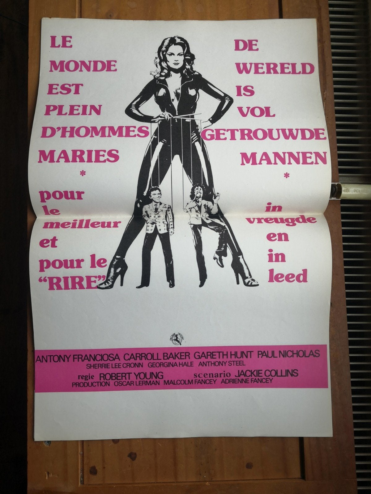 vintage filmpostertje, Verzamelen, Ophalen of Verzenden, Zo goed als nieuw, Film en Tv