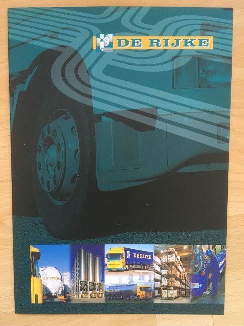folder transportbedrijf De rijke uit Spijkenisse met sticker, Ophalen of Verzenden, Zo goed als nieuw, Overige merken