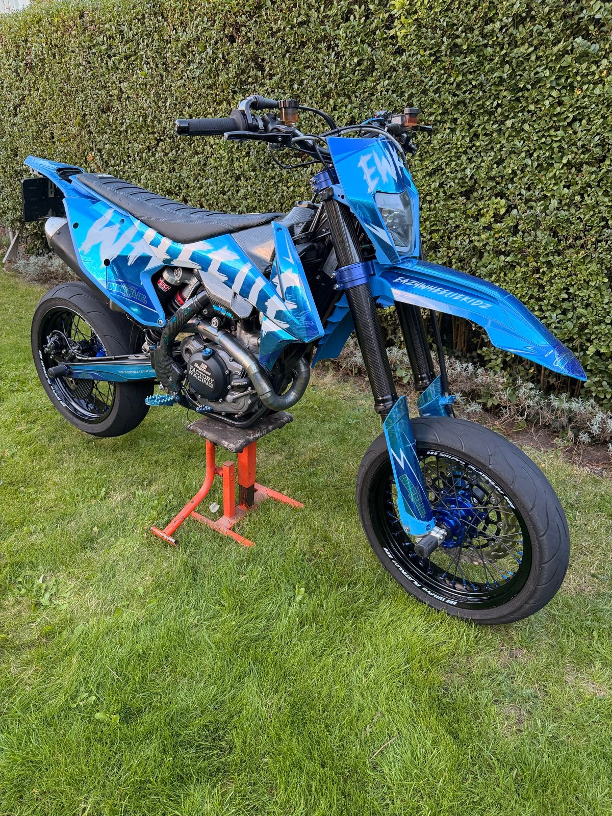 KTM EXC 450 2017 Supermoto – Full options, uniek opgebouwd, Ophalen, 450 cc