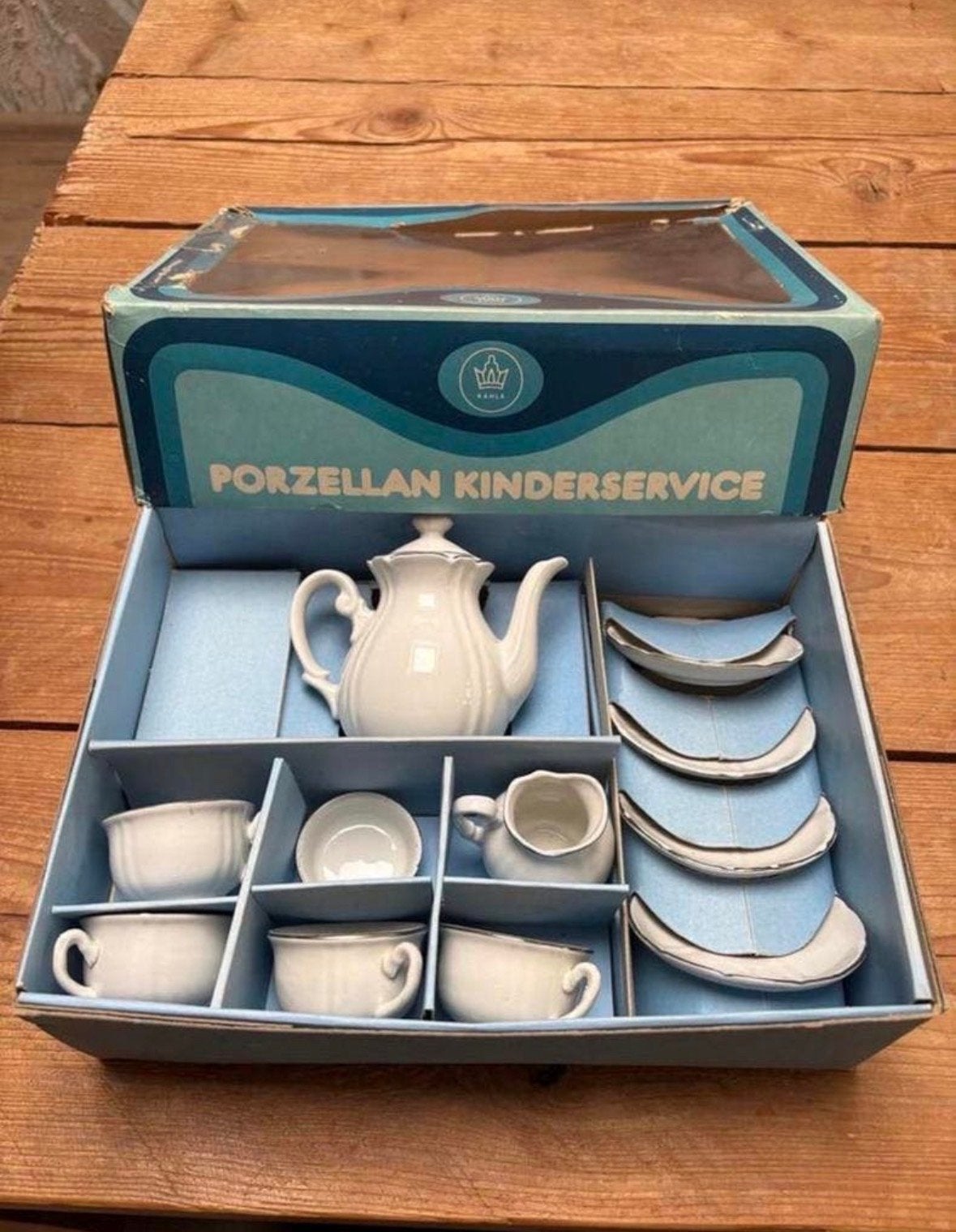 Vintage Kahla Porselein Kinderservies - Compleet & Uitsteken, Ophalen