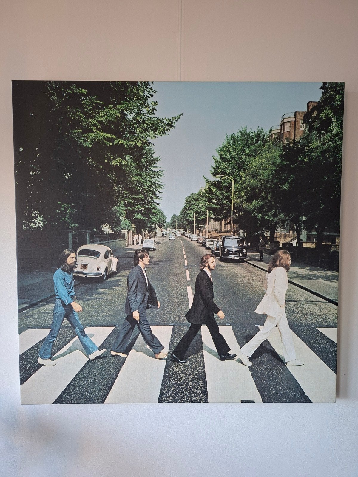 The Beatles - Abbey Road foto op canvas, Ophalen