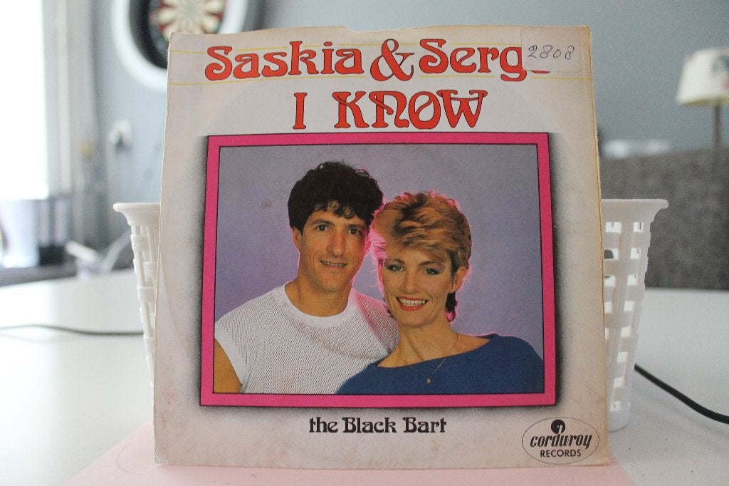 7" Single Saskia & Serge - I Know / The Black Bart, Gebruikt, 7 inch, Ophalen of Verzenden, Pop