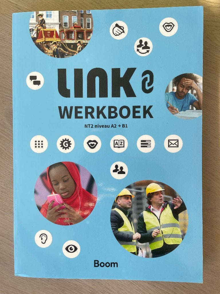 NT2 werkboek Link niveau A2-B1, Ophalen of Verzenden, Alpha, MBO