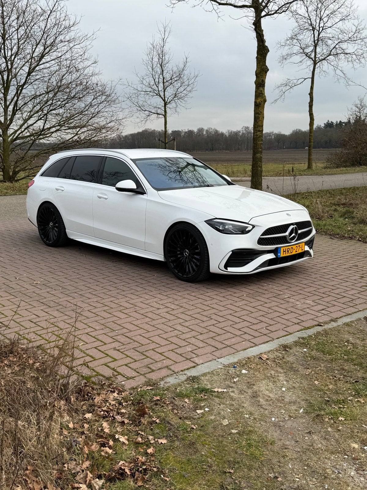 Mercedes-Benz C-Klasse C180 170pk 9G-TRONIC 2024 Wit, Auto's, Automaat, 1800 kg, 4 cilinders, 1655 kg