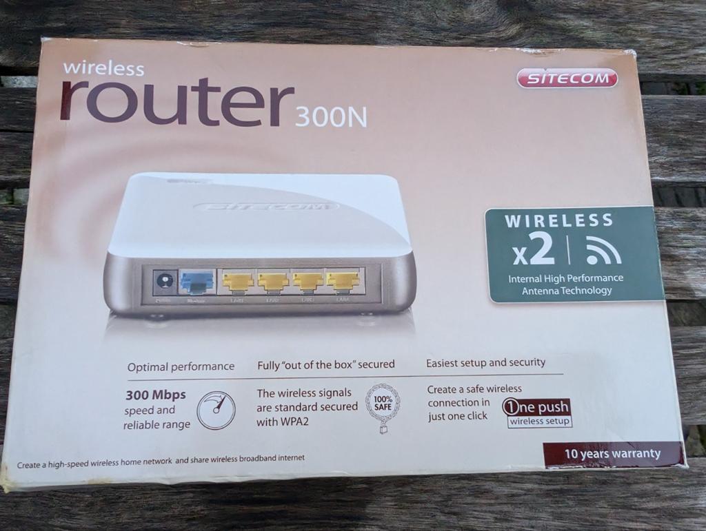 Sitecom Wireless Router 300N - Nieuw in doos, Ophalen of Verzenden, Nieuw, Router, Sitecom