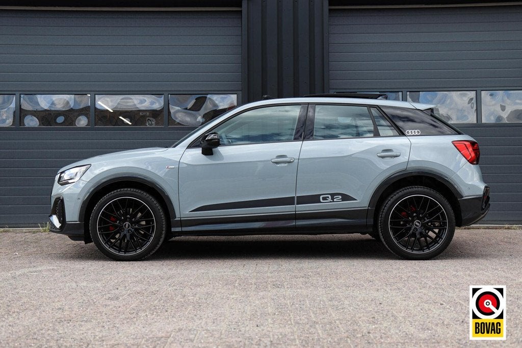 Audi Q2 35 TFSI S-Line |LED-MATRIX|PANO|B&O|KEYLESS|VIRTUAL|, Auto's, Audi, 4 cilinders, Bedrijf, SUV of Terreinwagen, Zilver of Grijs
