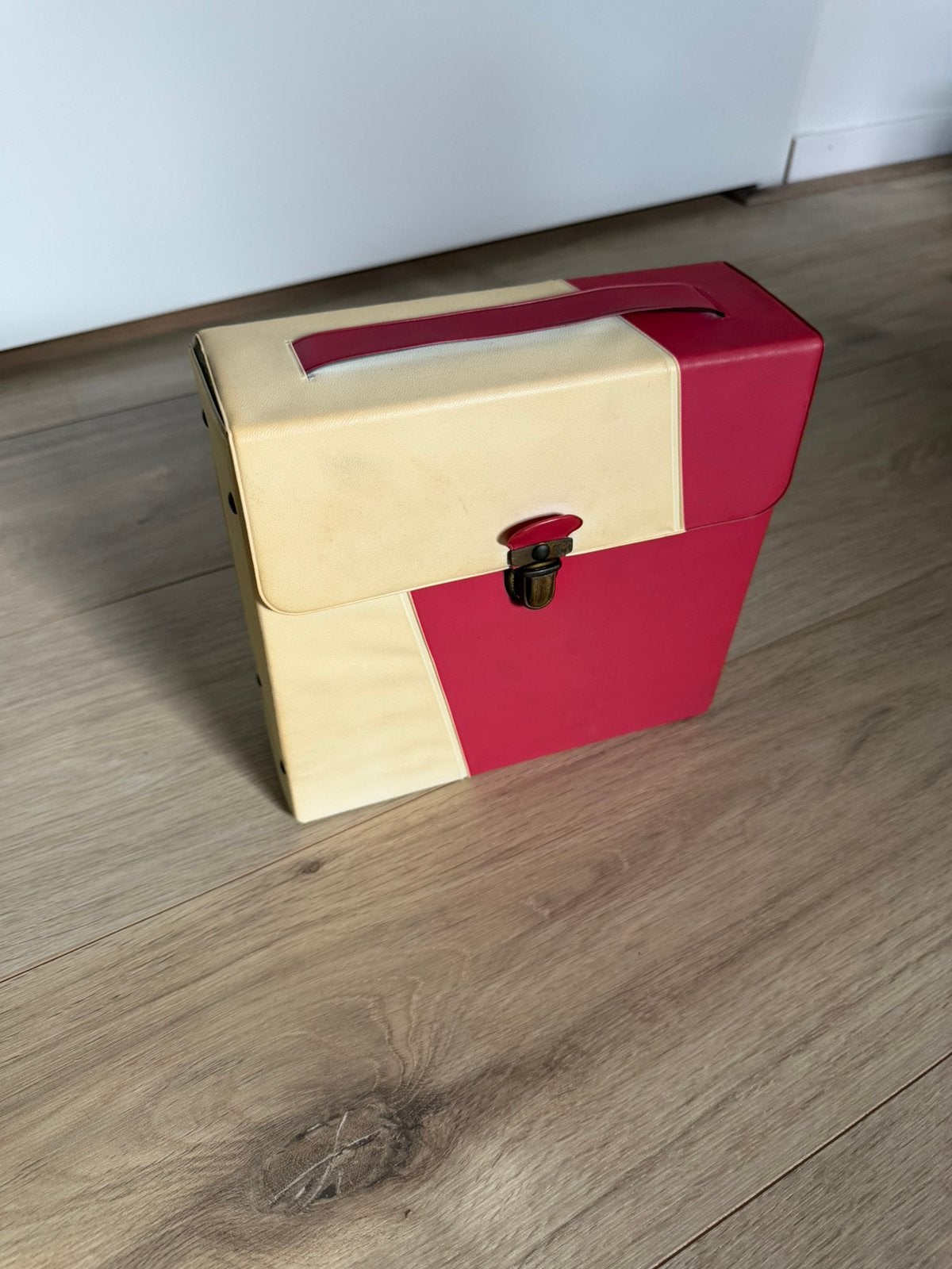 Vintage single bewaarkoffer, Doos, 60 cm of meer, Minder dan 35 cm, Ophalen of Verzenden