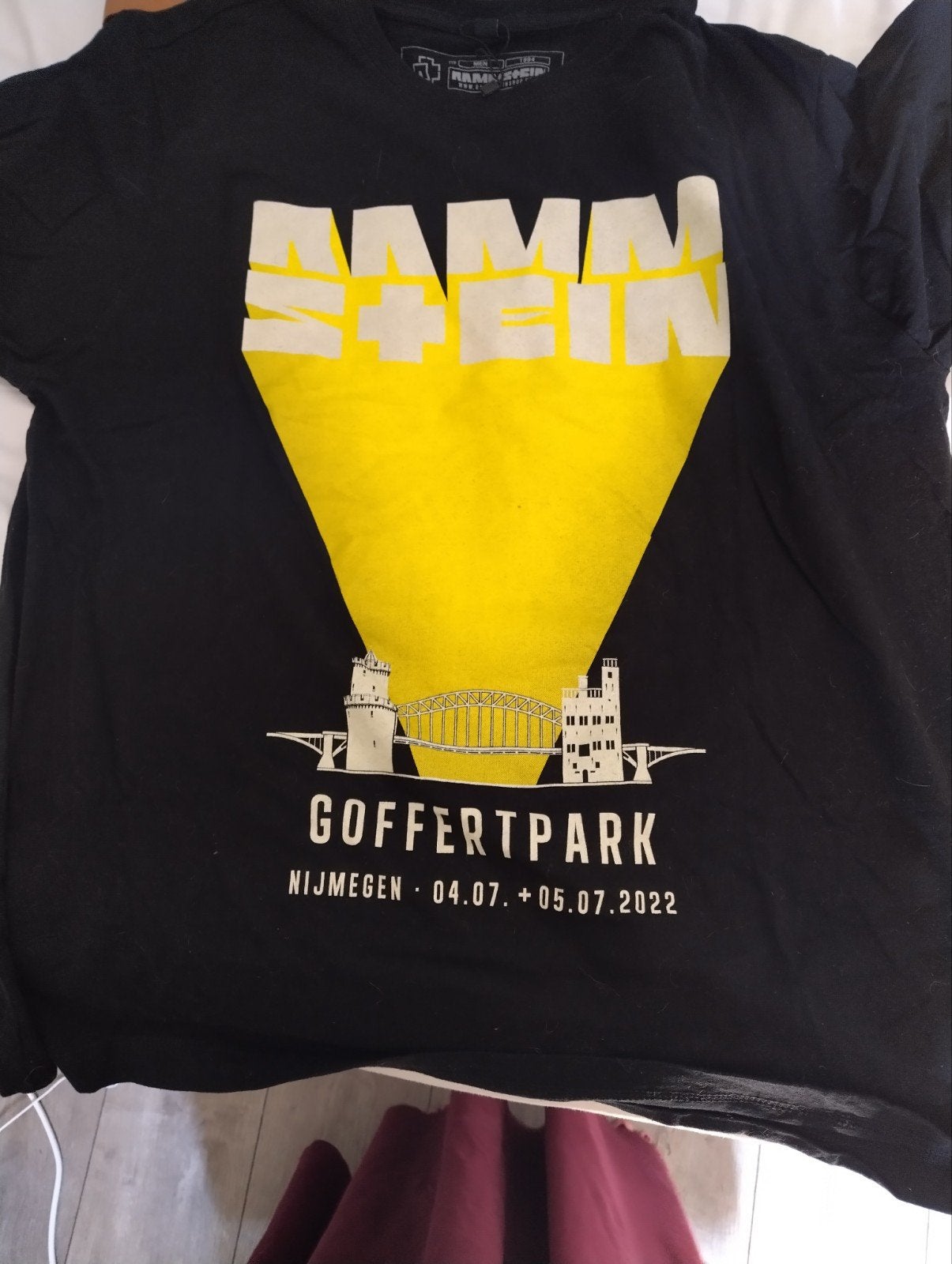Rammstein shirt - Goffert 2022, Kleding | Heren, T-shirts, Verzenden, Zwart, Overige maten, Zo goed als nieuw