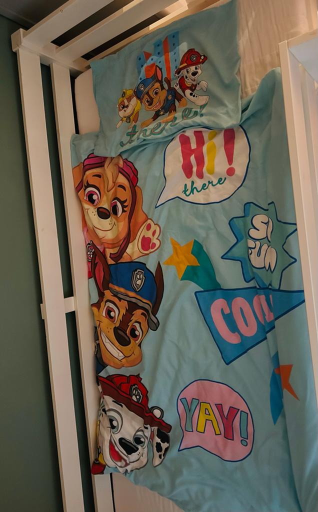 Paw Patrol Dekbedovertrek en Kussensloop INCL Dekbed, Kinderen en Baby's, Kinderkamer | Beddengoed, Gebruikt, Dekbedovertrek, Ophalen of Verzenden